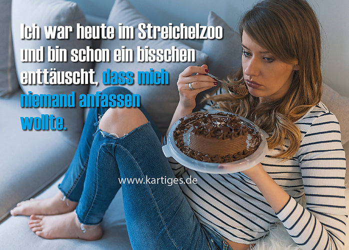Ich war heute im Streichelzoo