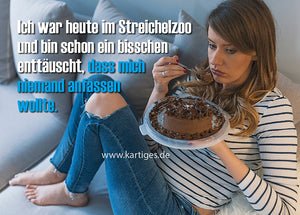 Ich war heute im Streichelzoo