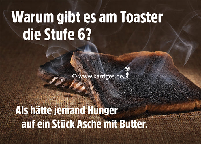 Warum gibt es am Toaster die Stufe 6?